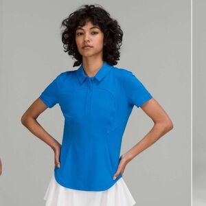 ⛳️GOLFING⛳️NWOT Lululemon Quick-Drying Short Sleeve Polo Shirt SZ 16